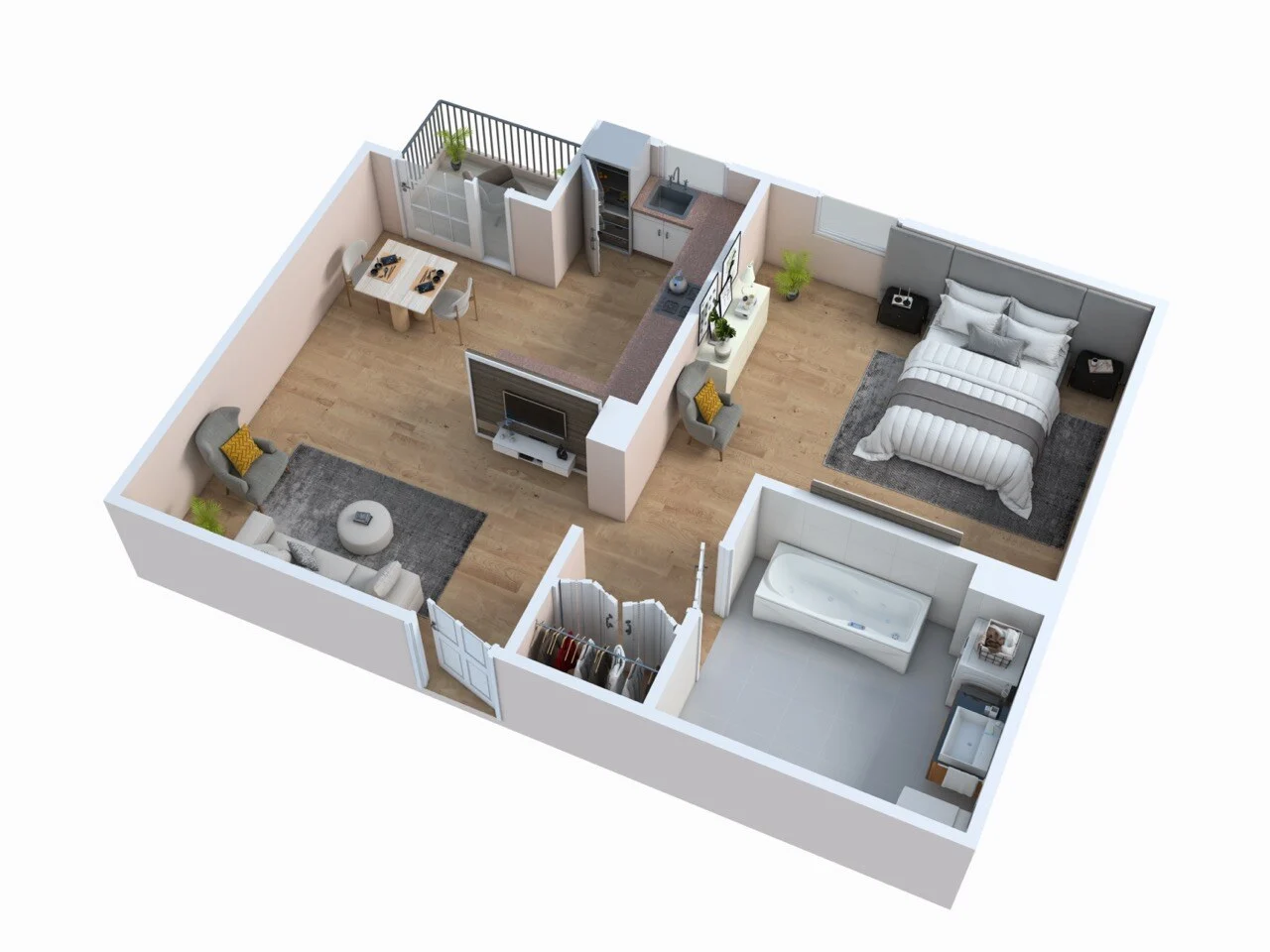 One Bedroom One Bedroom